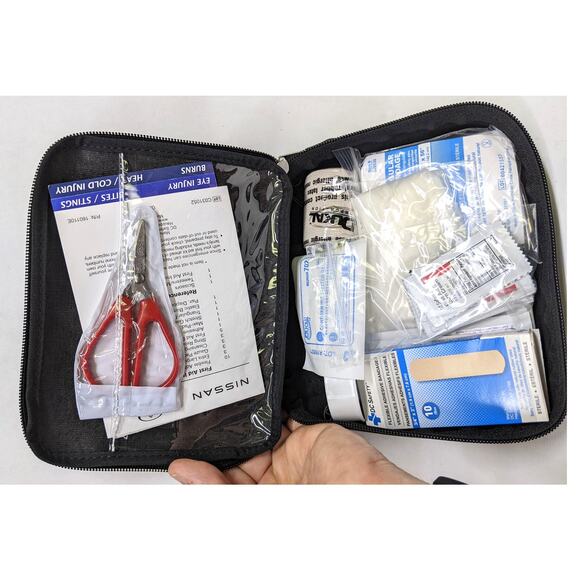 Genuine OEM Nissan Vehicles First Aid Kit Altima, Maxima, Frontier, Rogue Armada - Picture 2 of 5